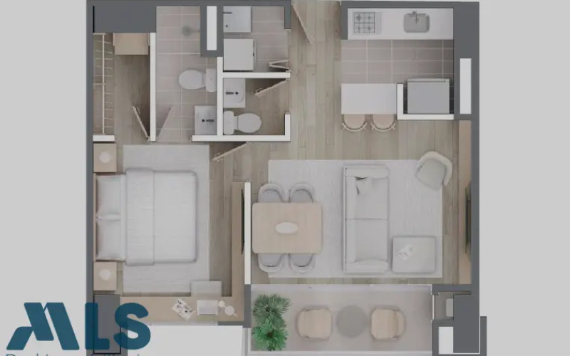 Apartamento en Medellín en Ciudad del Rio