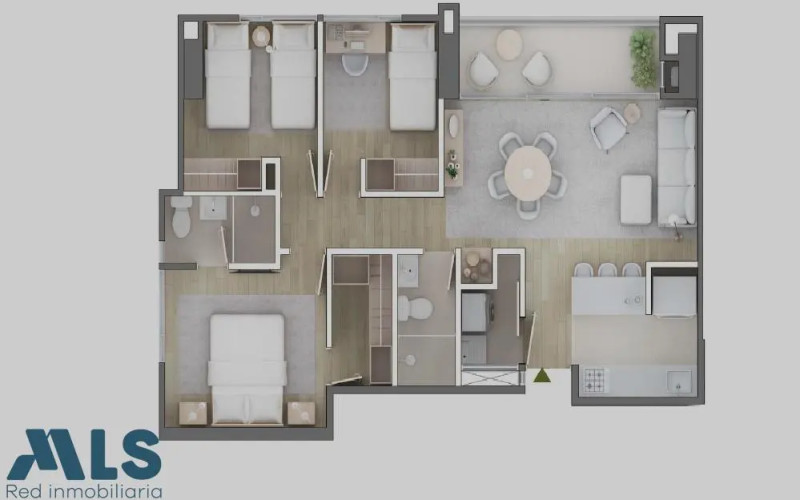Apartamento en Medellín en Ciudad del Rio